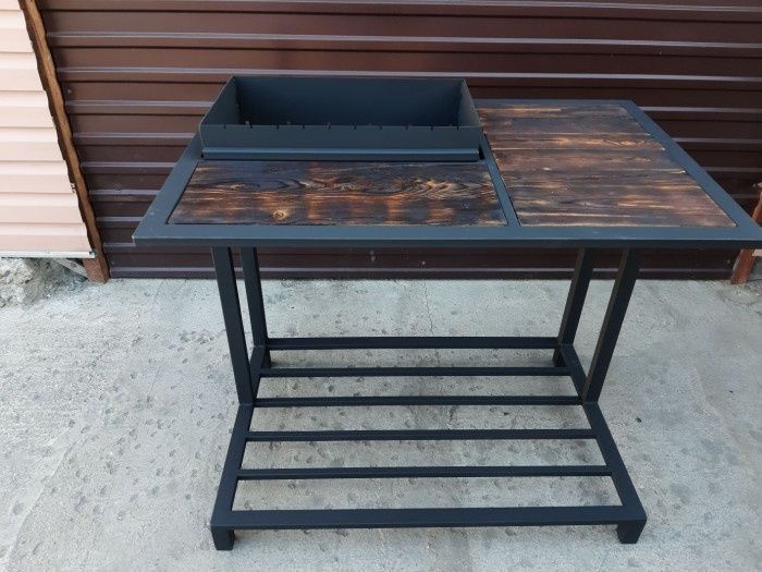 Мангал в стиле лофт