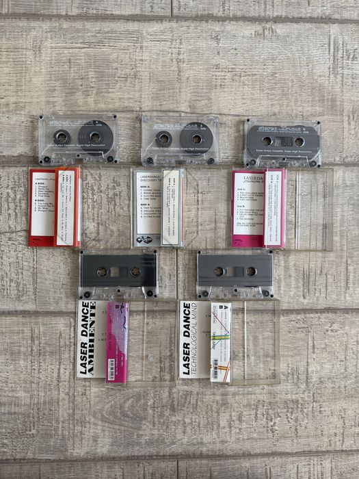 Lot 5 casete audio synth-pop/downtempo/italo-disco - LASERDANCE