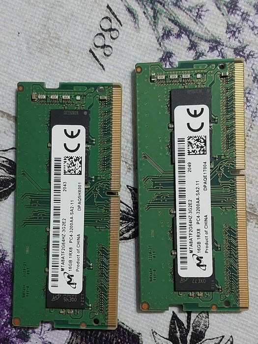 32GB 3200Mhz DDR4 SODIMM CL22 - RAM памет