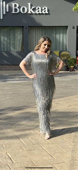 Rochie franjuri margele