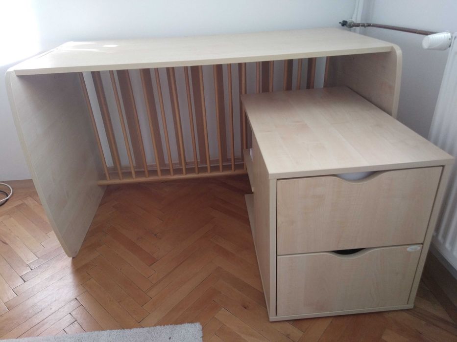 Patut bebelus transformabil (pat copil+birou)