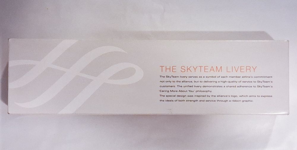 Macheta metalica de avion SkyTeam