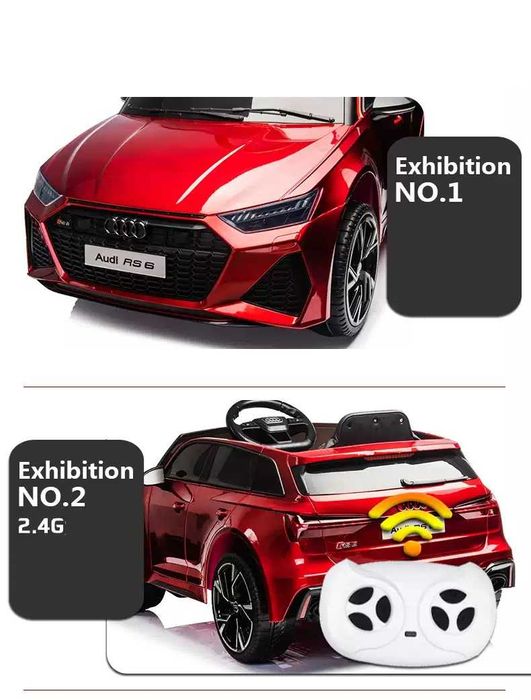 Акумулаторен джип AUDI RS 6 4X4 Licensed 12V батерия,MP3