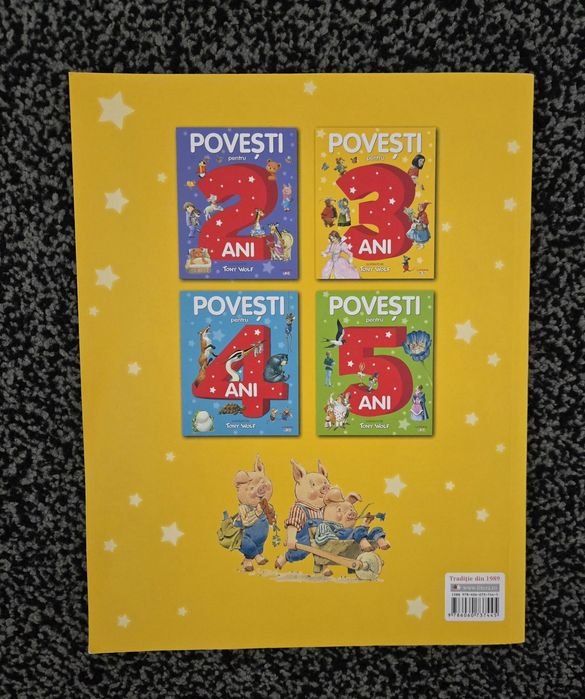 Set 2 Cărți de povești pt.copii +3ani - stare excelentă