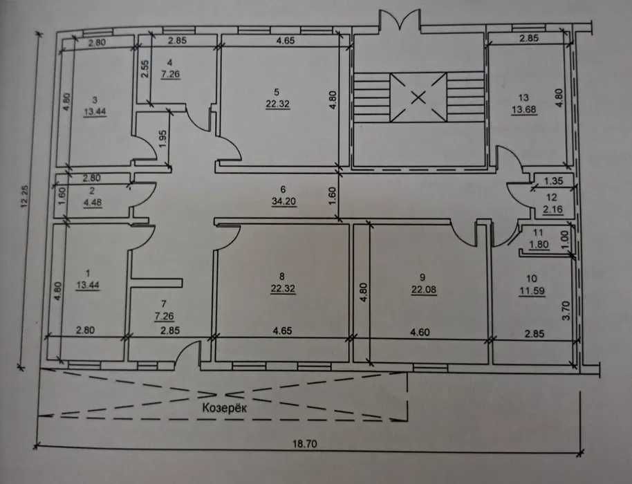 офис 200м2 в Яшнабадском районе. с ремонтом. 1й этаж, отдельный вход