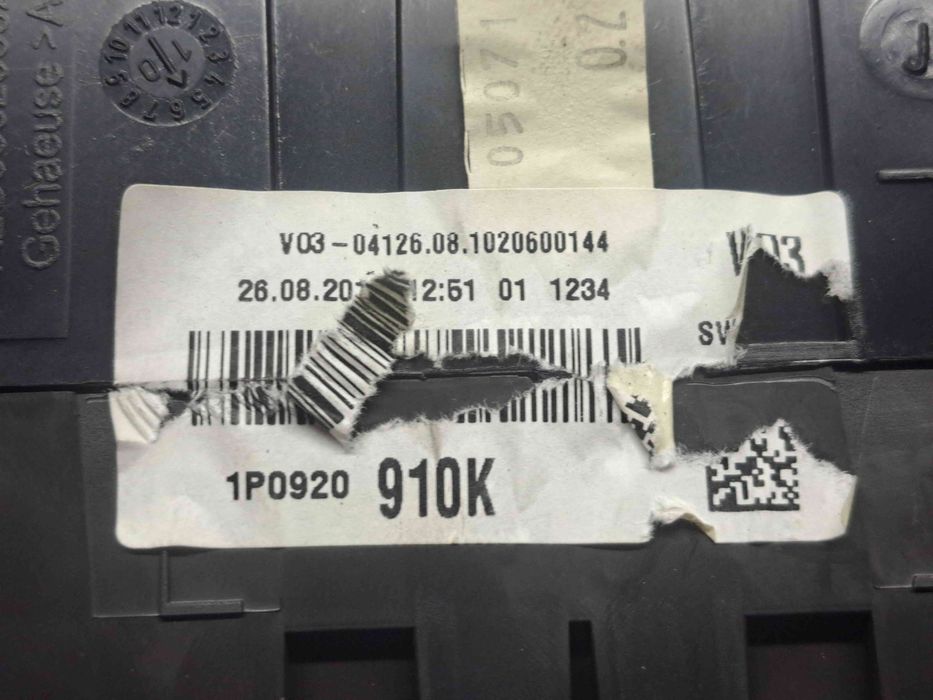 Ceas bord Seat Leon (1P1) [Fabr 2005-2011] Facelift 1P0920910K