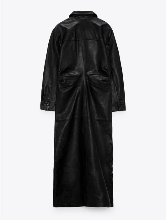 Rochie Zara Limited Edition din piele naturala 100 %. Măsura L