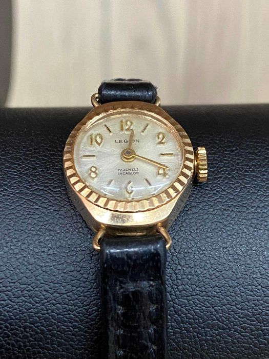 Дамски Златен Часовник LEGION 17 Jewels incabloc / Механичен