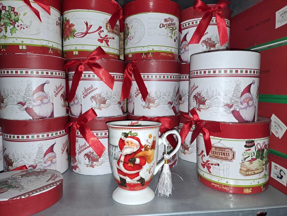 Lot 6 cani Craciun cutie cadou