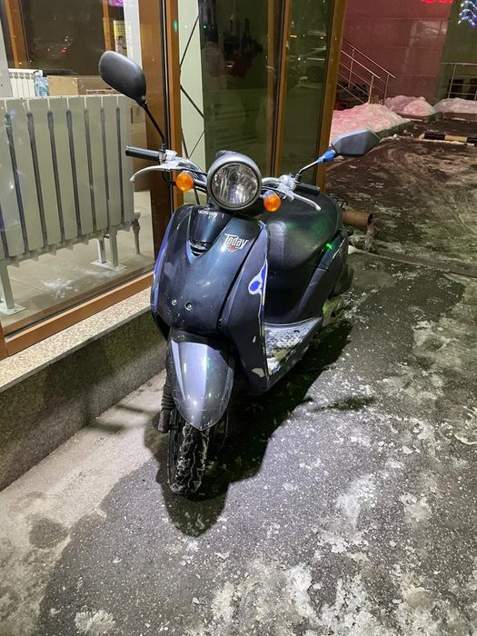 Honda Today мопед в ретро стиле