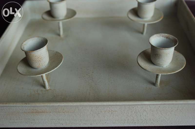 Свещник поднос