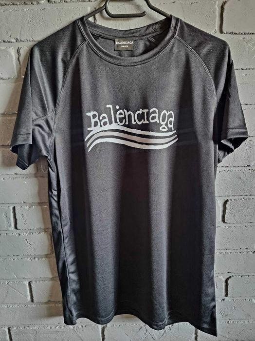 Тениска черна Balenciaga, тениски полиестер S m L