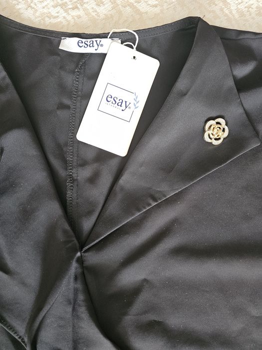 Блузка женская черная