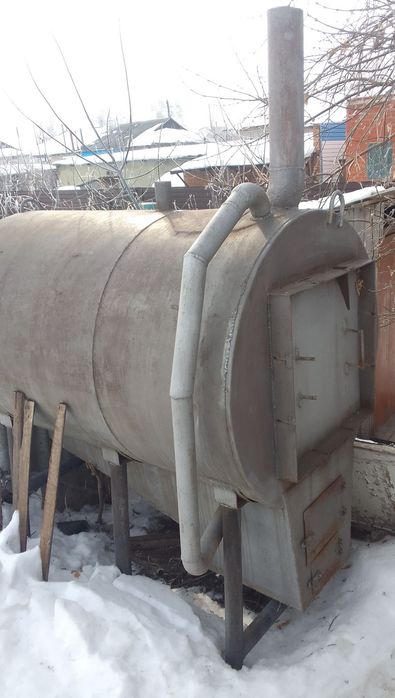 Печь для производства древесного  угля