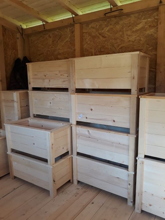 Ghivece/Jardiniere din lemn