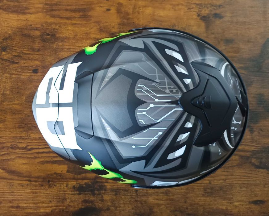 Каска Scorpion Exo R1 Air Fabio Black Matt - S