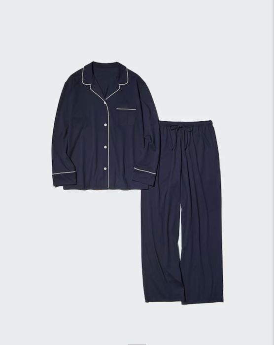 Домашно облекло/Дамска пижама- UNICLO- AIRism Cotton Pyjamas-L размер.