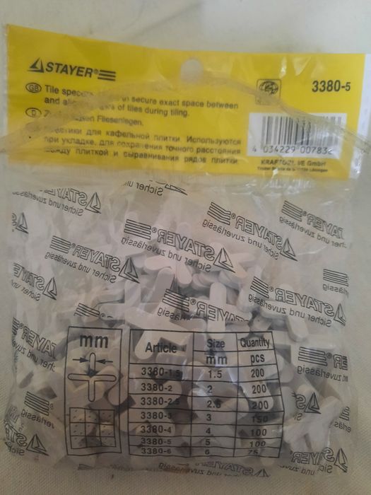 Крестики для кафеля