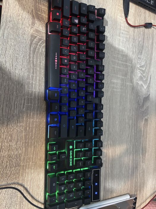 Пълен Геймърски Комплект (Клавиатура, Мишка, Слушалки и Колонки)