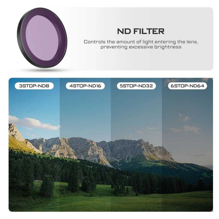 Freewell DJI Osmo Action 5 Pro Filters Mega Комплект 12 филтъра
