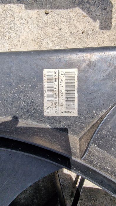 Gmw elwctroventilator Mercedes A2215001193 S class W221 A2215000993