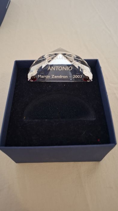 Кристална плочка с име  на Swarovski