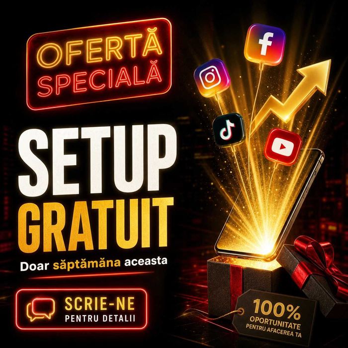 Reclame pe Google, Facebook, Tiktok, Insta și Realizare siteuri web