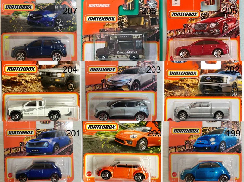 Метални колички Мачбокс Matchbox от различни години в мащаб 1:64 Част2