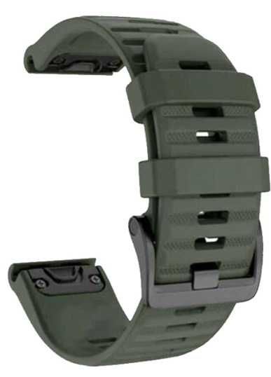 Curea kaki din silicon, 22mm, quickfit, Garmin Fenix 8 7 6  NOU!