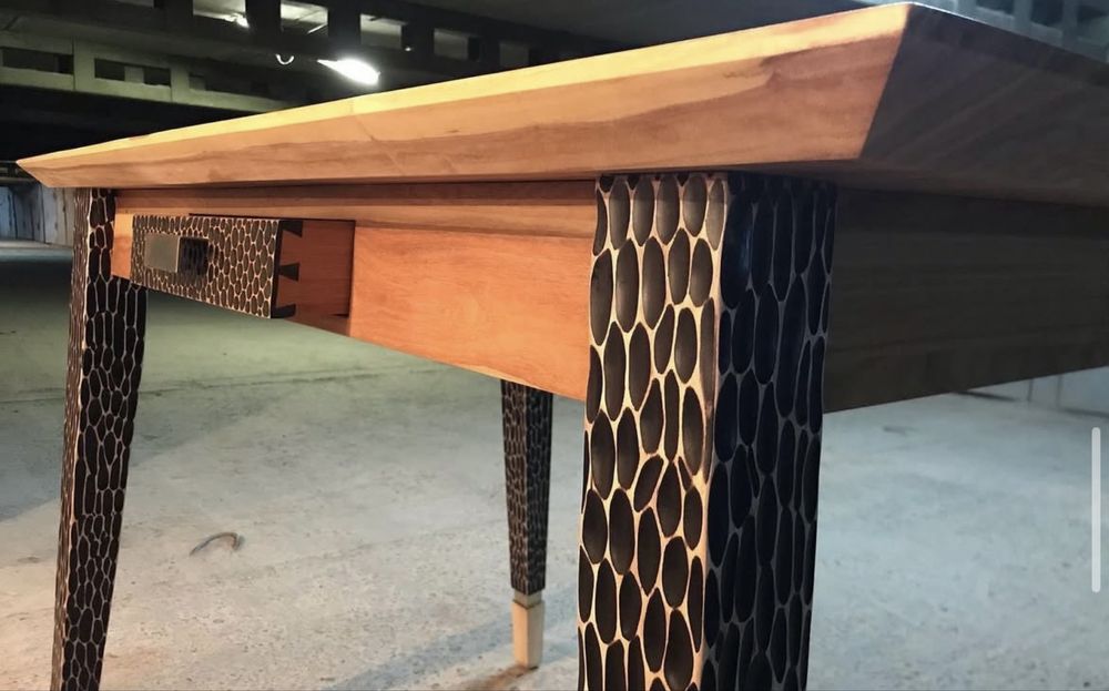 Барный стол из карагача