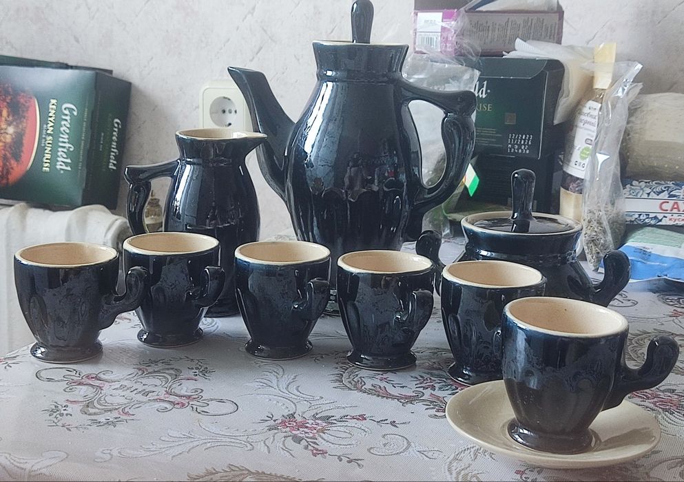 Кофейный сервиз керамический