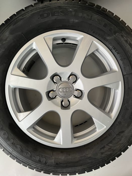 Оригинални джанти 17 цола 5х112 за Ауди Кю5 със зимни гуми 235/65/17