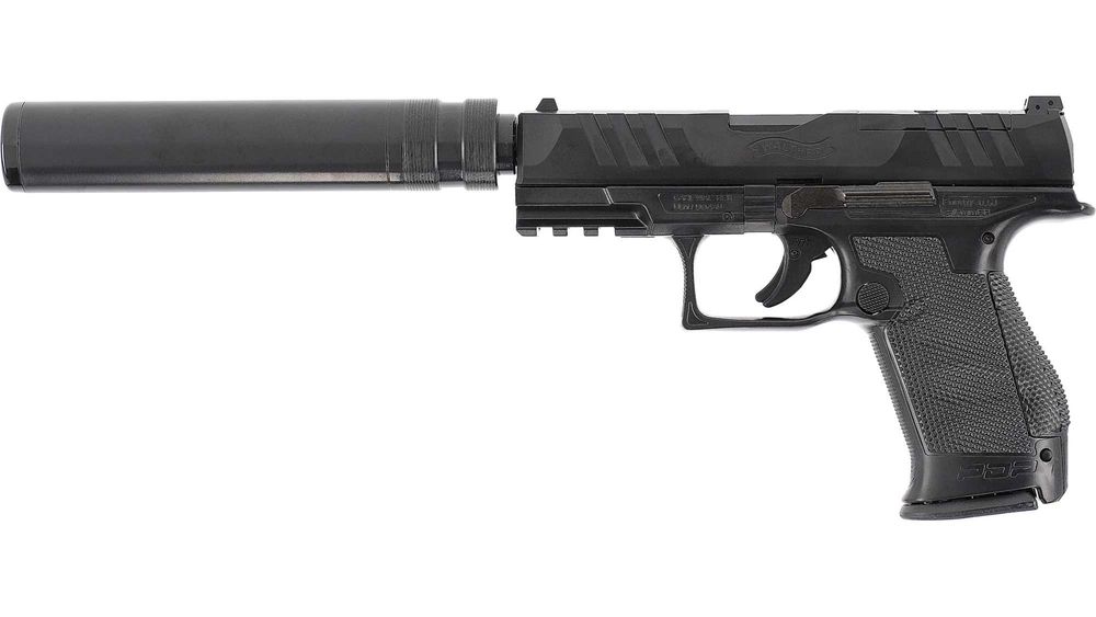 Еърсофт пистолет Walther PDP Compact 4 + заглушител (Пружинен) UMAREX Германия