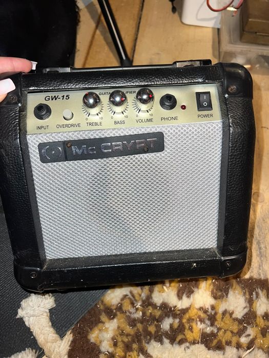 Amplificator chitară Mc CRYPT GW-15 (15W) – ideal pentru studiu / începători