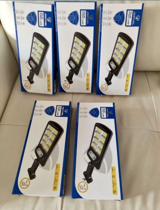 5 Buc Lampi Solare Gradina cu senzor și telecomanda 400w Jortan