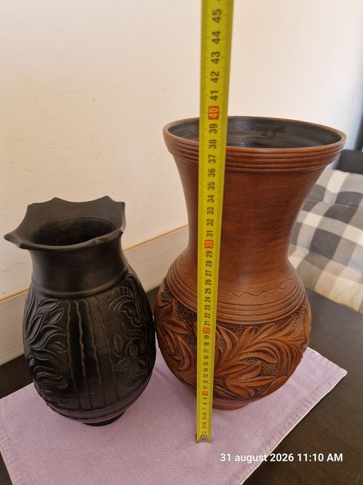 Vaze mari ceramica lucrate manual