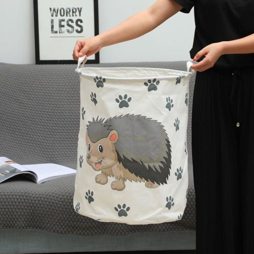 Корзина для игрушек круглая