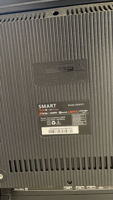 Продам рабочий телевизор с разитым экраном