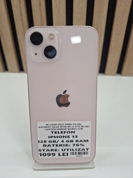 IPhone 13 128Gb 76% Baterie Garantie/Factura #58865