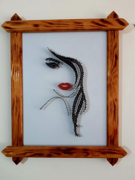 Картина стринг арт