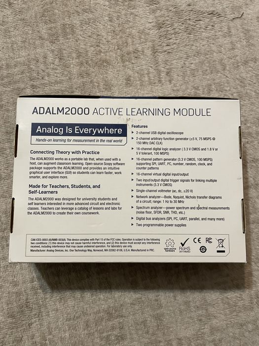 Dispozitiv electronica - Analog devices ADALM2000