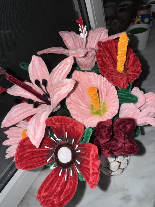 Aranjamnet cu flori la vaza