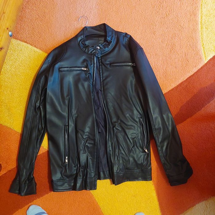 мъжко кожено сако