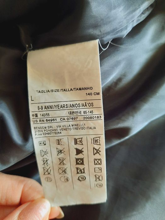 зимно яке БЕНЕТОН за момче, 8-9г, 30лв