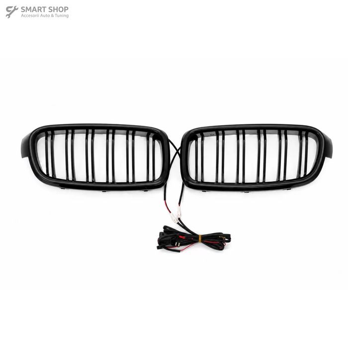 Grile Centrale Iluminate BMW Seria 3 F30 F31 (2011-2019) Negru M Desig