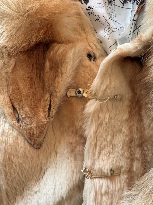 Шуба лисья укороченная