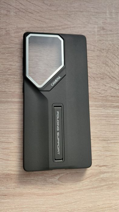 Husa Ultra Hybrid Stand Samsung S25 Ultra,protectie camera foto.