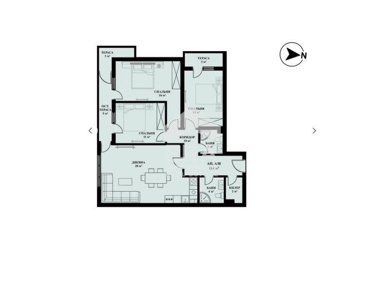 Продава се Многостаен апартамент в София, Люлин 5 - 135 кв.м за 935 €/кв.м - Снимка #1