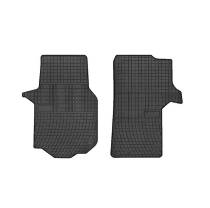 Set covorase auto din cauciuc pentru Vw Crafter 2 2017-> prezent, Man Tge 2017-> prezent, presuri RapidAuto, Negru