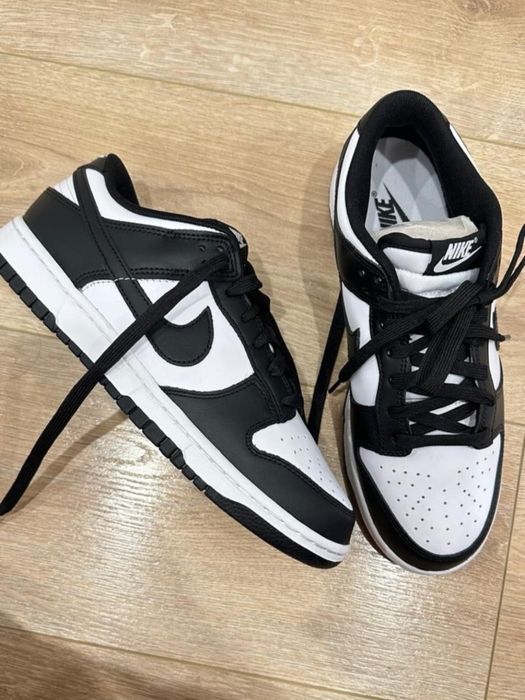 Nike кроссовки Dunk Low Black/White